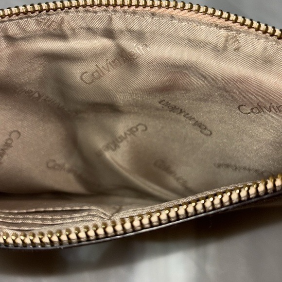 Calvin Klein Saffiano Leather Large Slim Wristlet - Picture 4 of 4